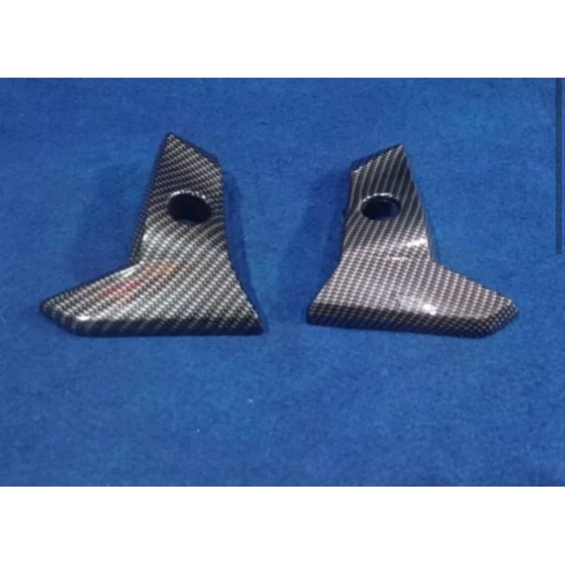 COVER TUTUP FOOTSTEP STEP BELAKANG REVO LAMA SUPRA X 125 BATMAN TAHUN 2007/2013 full karbon clup