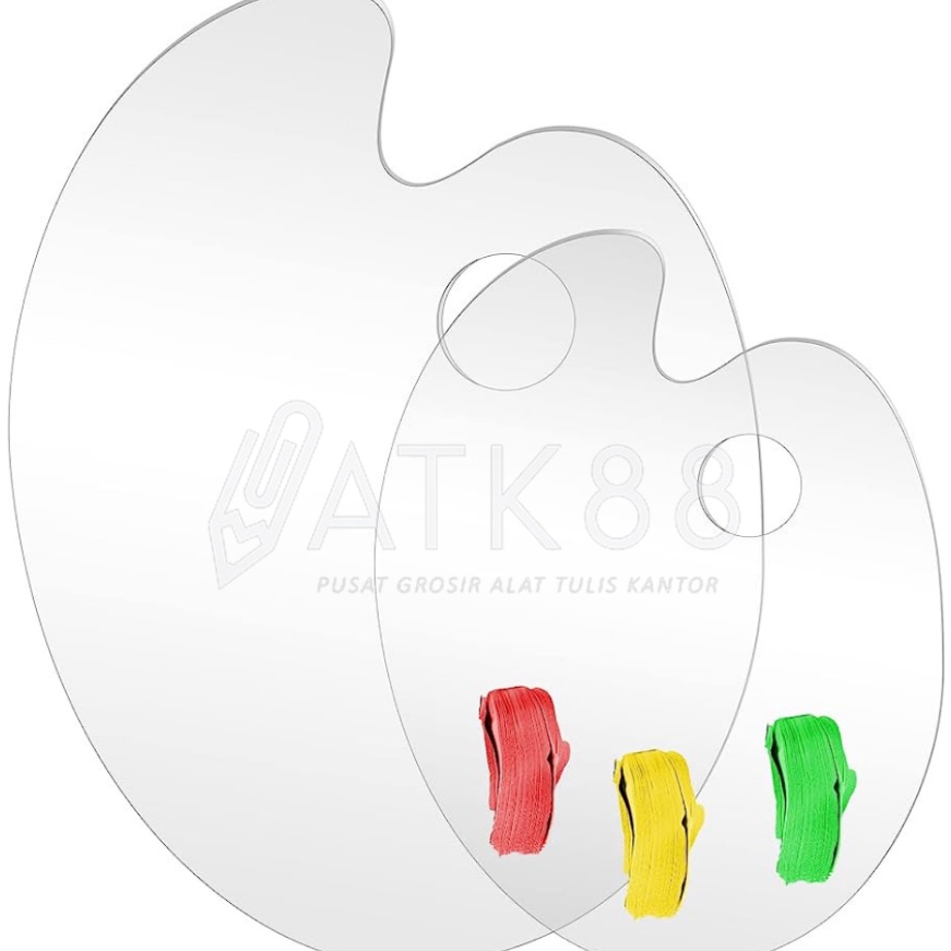 

Terlaris Palet Melukis Acrylic Transparan No 3 Transparant Palette ATK88