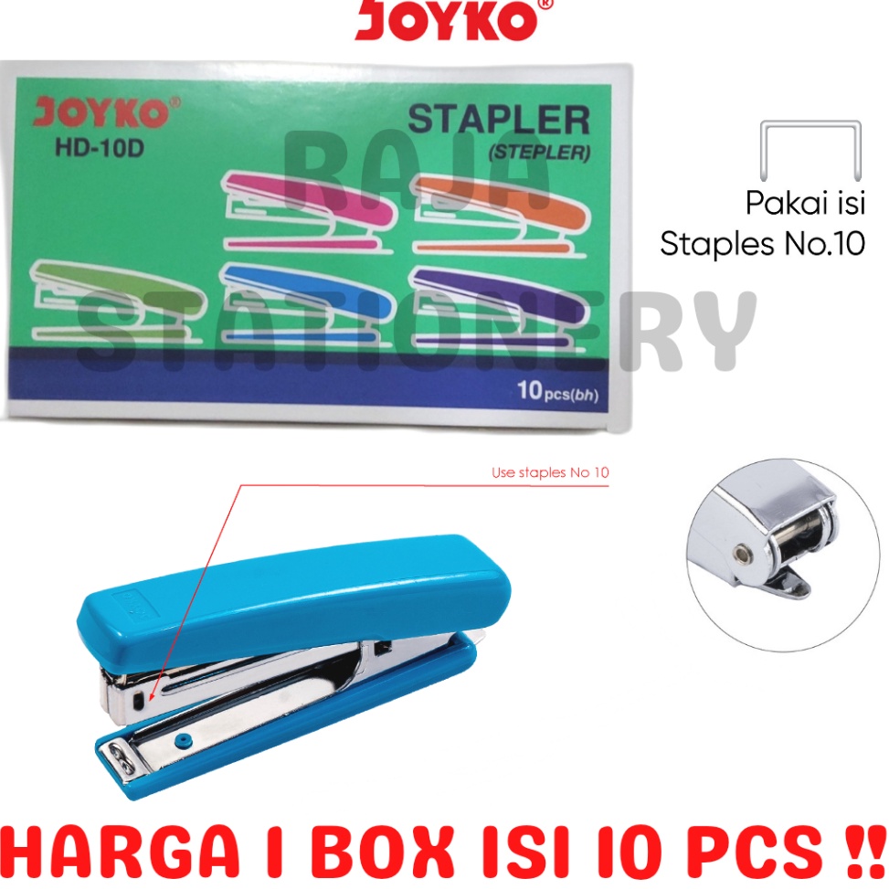 

ART F9N6 JOYKO STAPLER HD1 KECIL ALAT STEPLES NO1 STEPLER HEKTER HD1D BOX 1PCS