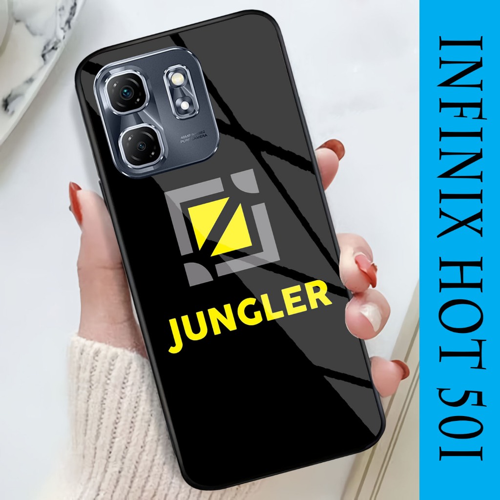Softcase Glossy Glass Infinix Hot 50i Terbaru [GSC38 ] Casing Handphone Infinix Hot 50i - Pelindung 