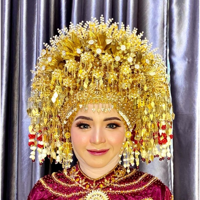 SUNTING PENGANTIN ACEH/SET AKSESORIS PENGANTIN CEWEK ACEH PREMIUM