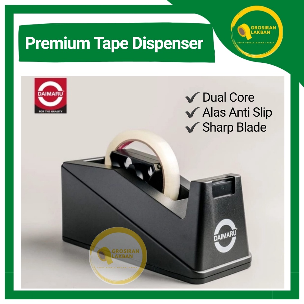 

ART X2P4 Tape Cutter Dispenser Meja Premium Daimaru Pemotong Isolasi 12mm 24mm dan Mini Selotip