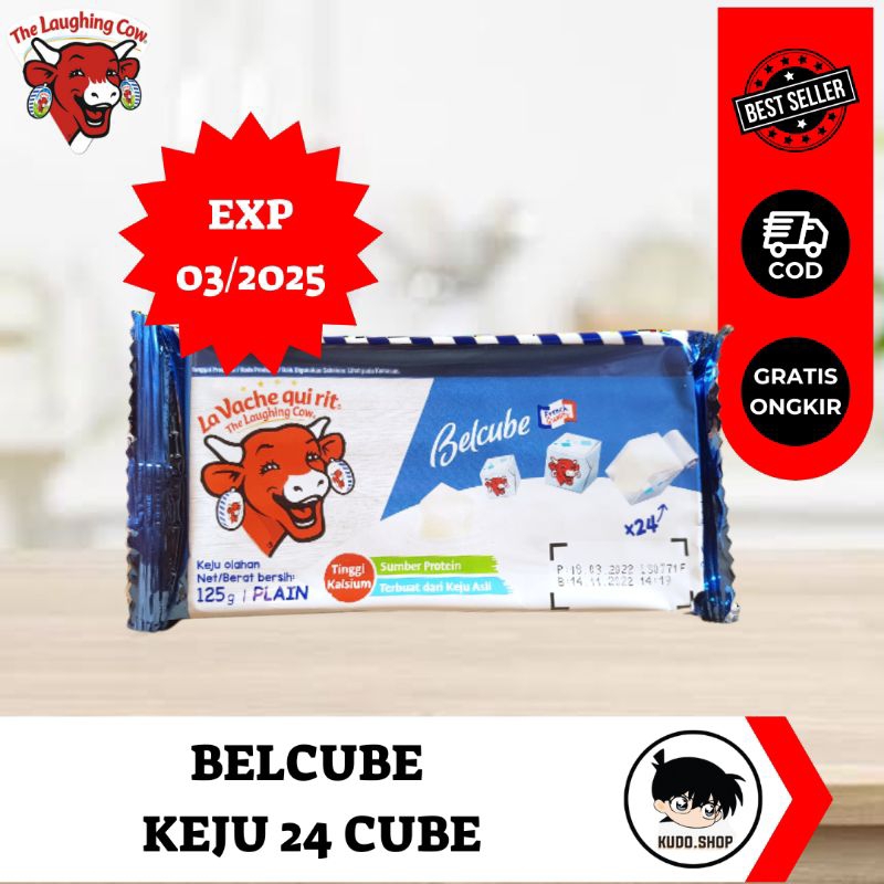 

Keju Belcube Plain Cheese 125gr (24 cubes) EXP terbaru MARET 2025