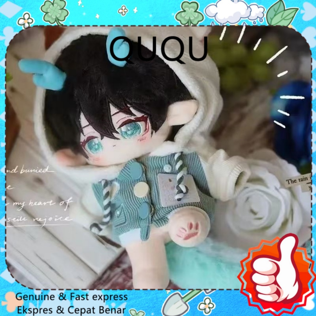 QUQU 20cm Honkai: Star Rail Dan Heng Attribute Cotton Doll baju boneka 20cm Dress up doll