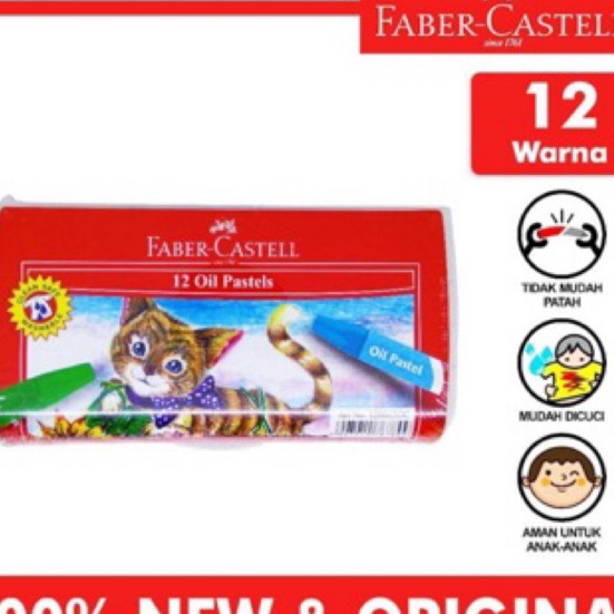 

Promo CRAYON FABER CASTELL 12 WARNA OIL PASTEL