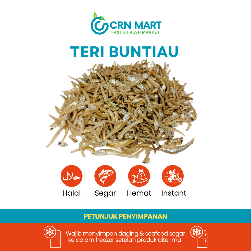 

CRN MART - Teri Buntiau/Seafood Kering/Teri Buntio Premium
