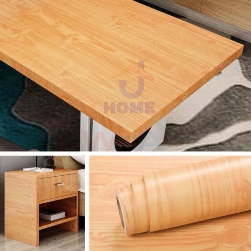Stiker Vinyl Tebal Decosheet PVC Pelapis Furniture Kayu Triplek Dinding Lemari Dapur Waterproof Anti