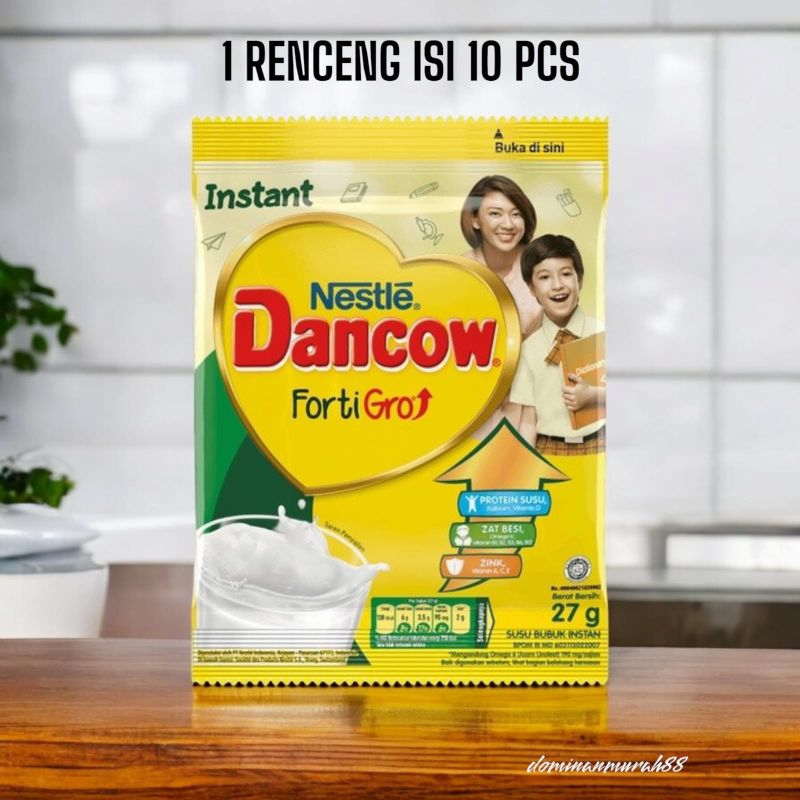 

DANCOW FORTIGRO SUSU BUBUK ANAK INSTANT SHACET 26 GRAM & 38 GRAM RENCENG ( 1 RENCENG ISI 10 PCS )