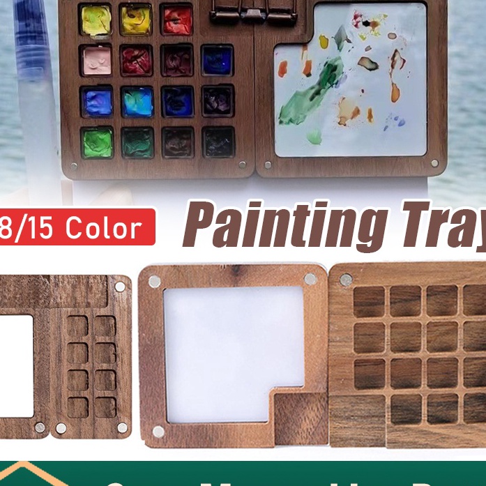 

Diskon 158 Hole Palette Watercolor Kayu M Palet Lukis Kayu Magnetic Wooden Color Palette Disk M Palette Wooden Magnetic For WatercolorPalete Kayu Watercolor Magnet Painter Palette
