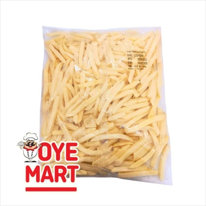 

GOGO FRIES STRAIGHT CUT 2 KG/KENTANG GORENG/FRENCH FRIES