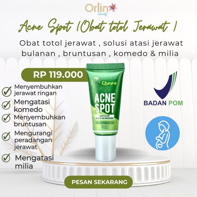 ACNE SPOT / OBAT JERAWAT / TOTOL JERAWAT / TOTOL MILIA / TOTOL BERUNTUSAN