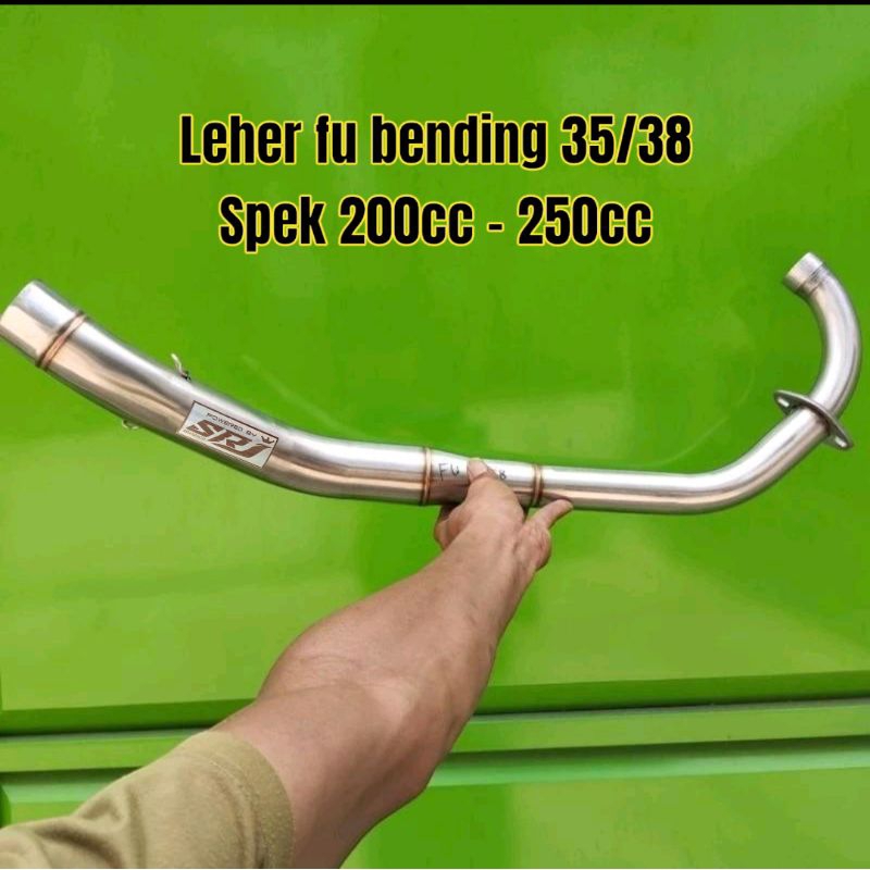 termurah terlaris leher pipa header knalpot srj racing 354 satria fu karbu paten bending 200 cc port