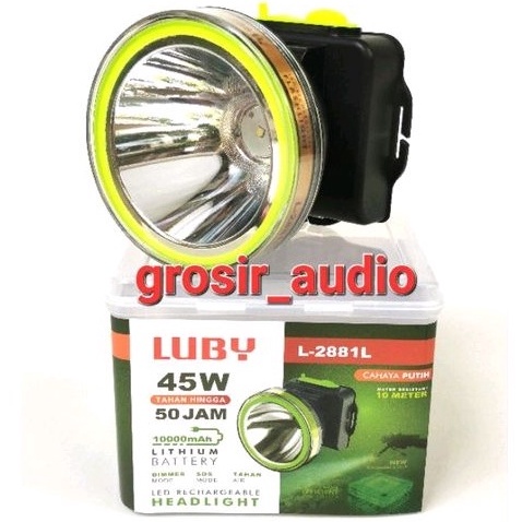 Promo Meriah  SENTER KEPALA LUBY L2881L 45W SENTER KEPALA LUBY L2881K SENTER HEAD LUBY 2881 LUBY 288