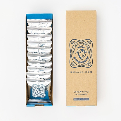 

Tokyo Milk Cheese Factory Cookies 10 pcs Salt & Camembert Honey & Gorgonzola | Snack Jepang Premium