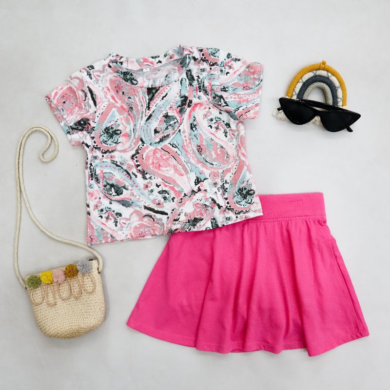 BoboKids - Baju Setelan Rok Anak Perempuan