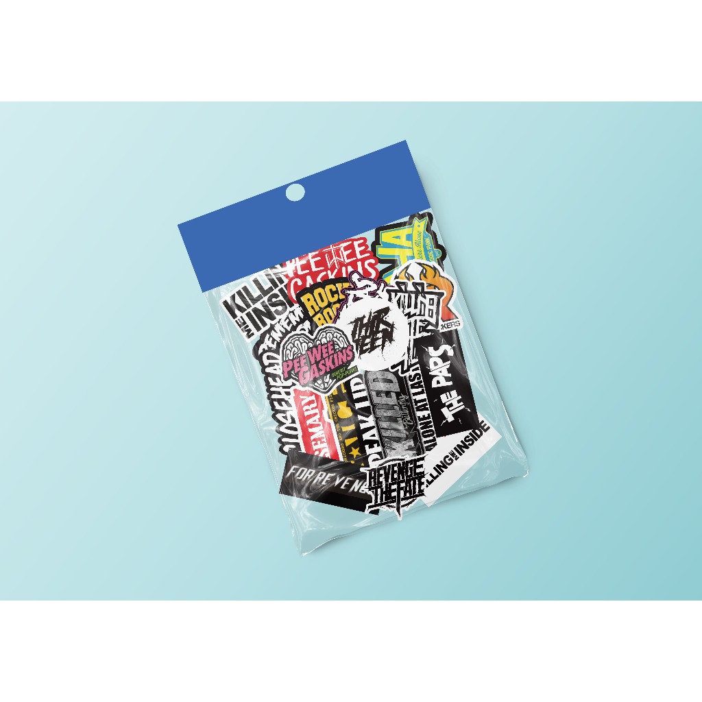 

24pcs Sticker Pack Lokal Band Indie Sticker Aesthetic Laptop Case Hp For Revenge Vol7