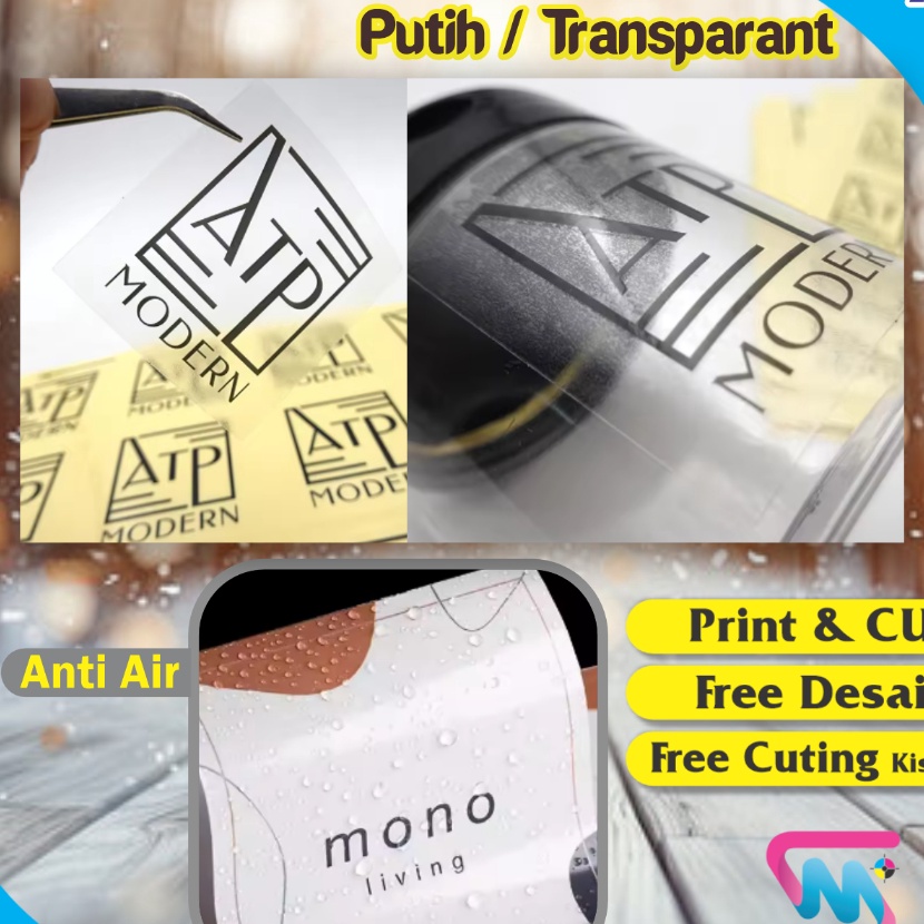 

HJ6 Stiker Bandung Cetak Print Sticker Vinyl Transparan Non Transparan Anti Air Anti Panas