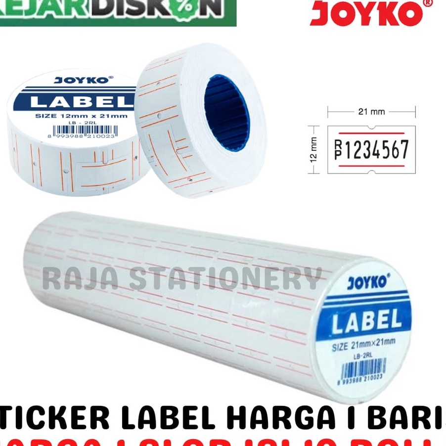 

HJ6 JOYKO LABEL KES STICKER LABEL JOYKO ISI ULANG 1 BARIS REFILL MX5M LB2RL 1PCS