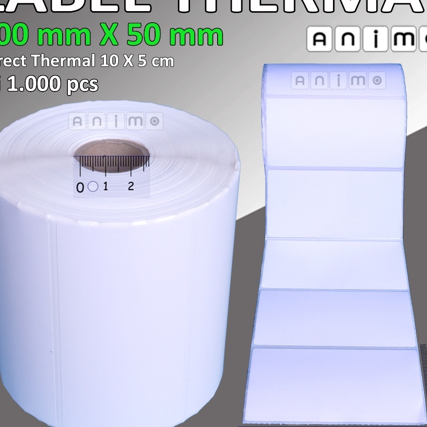 

Hemat LABEL BARCODE THERMAL 1X5 MM LABEL THERMAL 1 X 5 1X5 CM isi 1 PCS
