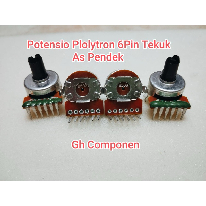 Potensio Polytron 6Pin Tekuk B503