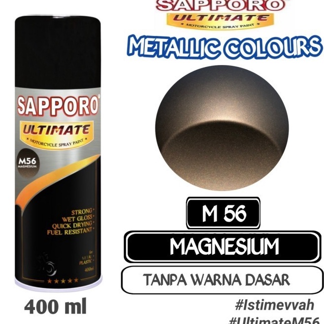 

SAPPORO ULTIMATE M56 MAGNESIUM 4ml Cat Semprot Pylok Pilok Pylox ART R3V8