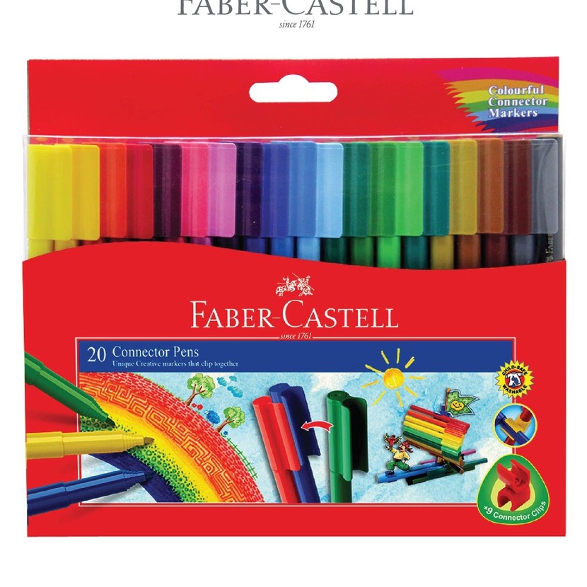 

Terjangkau FaberCastell Spidol Warna Marker Connector Pen 2