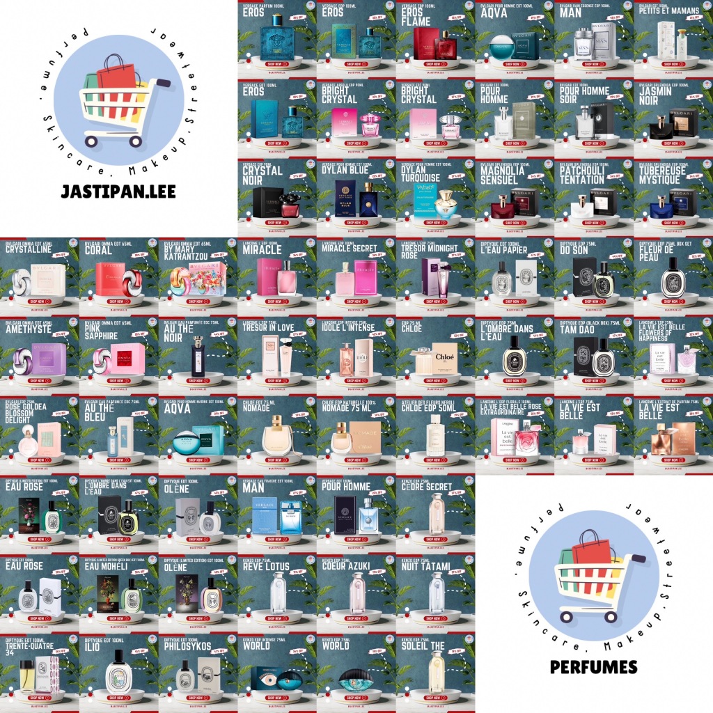 PO PERFUME ALL BRAND - Diptyque / Lancome La Vie Est Belle, Miracle, Tresor / Chloe / Bvlgari Omnia,