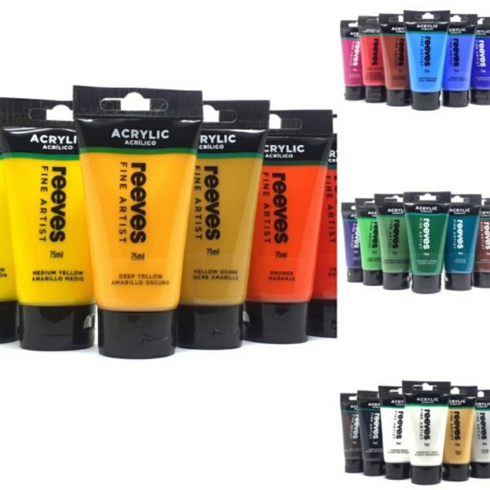 

FG2 Cat Akrilik Reeves Acrylic Colour 75 ml Tube