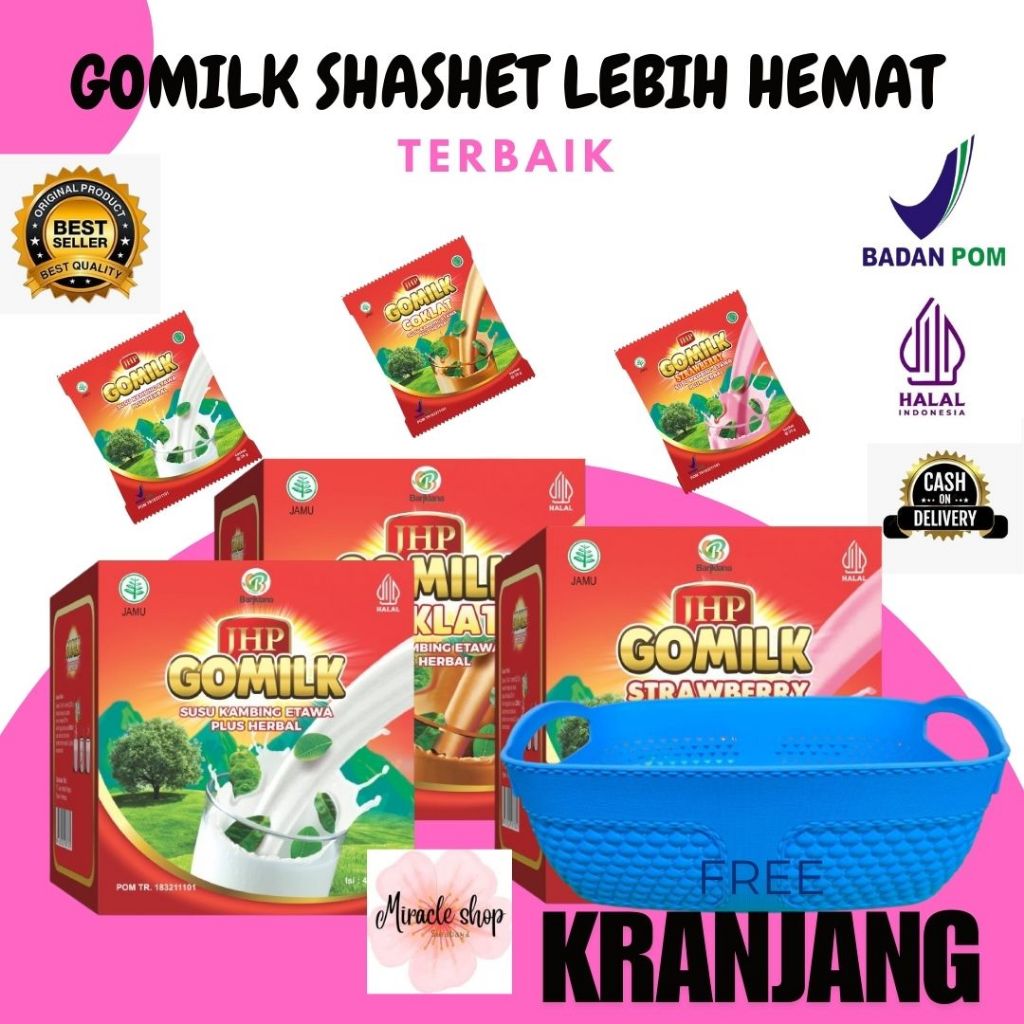 

[BISA COD+GARANSI] SUSU KAMBING ETAWA GOMILK KEMASAN SASHET 1KG ISI 40PC/4 RENTENG SUSU PENAMBAH BERAT BADAN SUSU UNTUK PENCERNAAN SUSU KAMBING PLUS HERBAL susu untuk sesak nafas