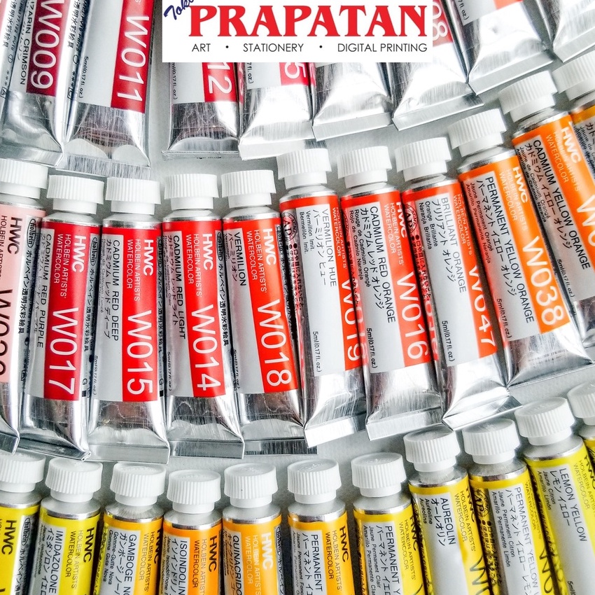 

Extra Holbein Artists Watercolor 5ml Part 1 RedYellowGreen Cat Air