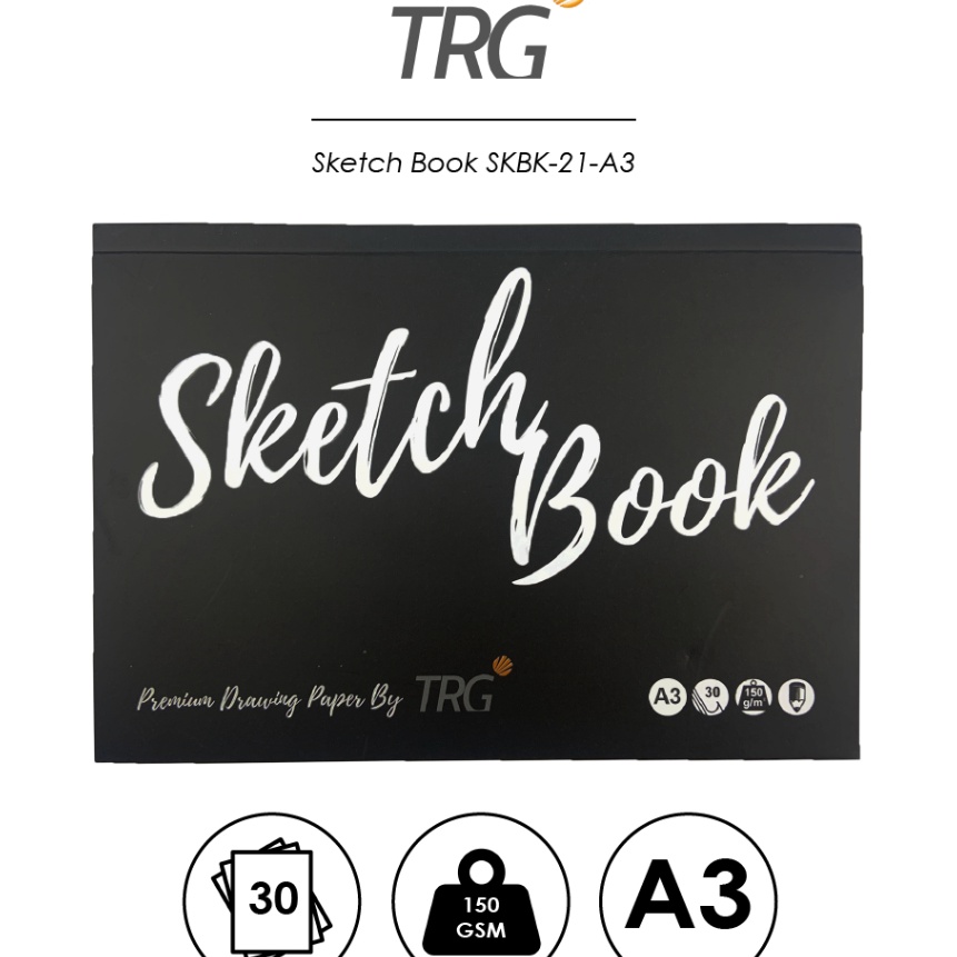 

Langka TRG Sketchbook Sketch Drawing Book A3 15gsm SKBK21A3 Kes Buku Gambar Sketsa 15 gsm TRG