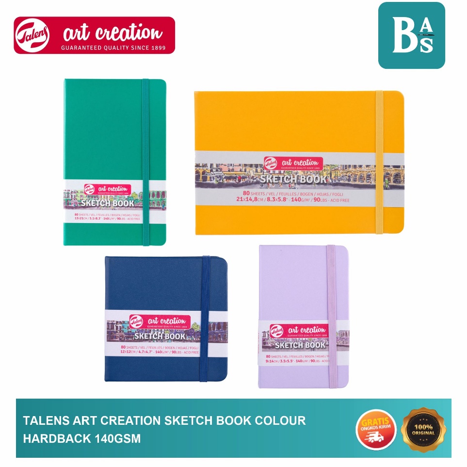 

Talens Art Creation Hardback Sketch book Colour 14gsm ART C2M9