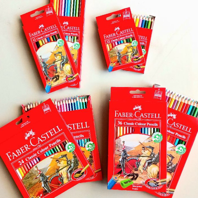 

KF7 Pensil Warna Colors Pencil Faber Castell Classic Set Orinal