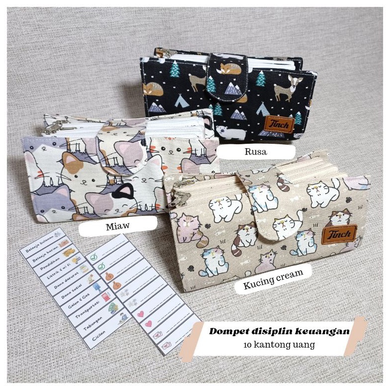 Dompet Disiplin Keuangan 1 Kantong Uang Dompet Pintar Pengatur Keuangan ART O6O4
