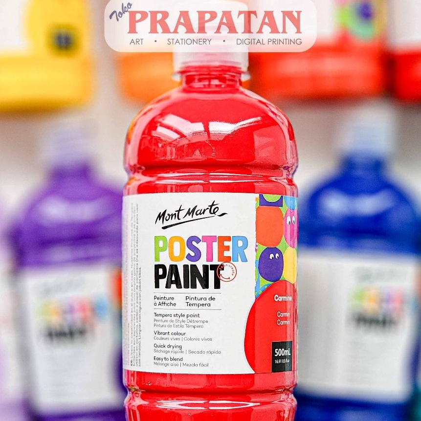 

KP8 Mont Marte Poster Paint ml Kids Washable Hand Painting Cat Poster