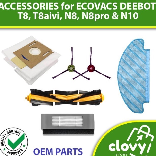 Ecovacs Deebot T8 T8aivi N8 N8pro  N1 Robot Vacuum Aksess