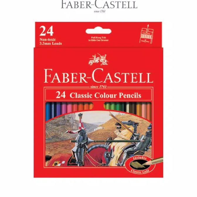 

FG2 Pensil Warna Faber Castell Classic 24 Warna