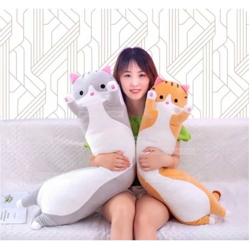 Bantal Guling Kucing Panjang/Guling Boneka Kucing