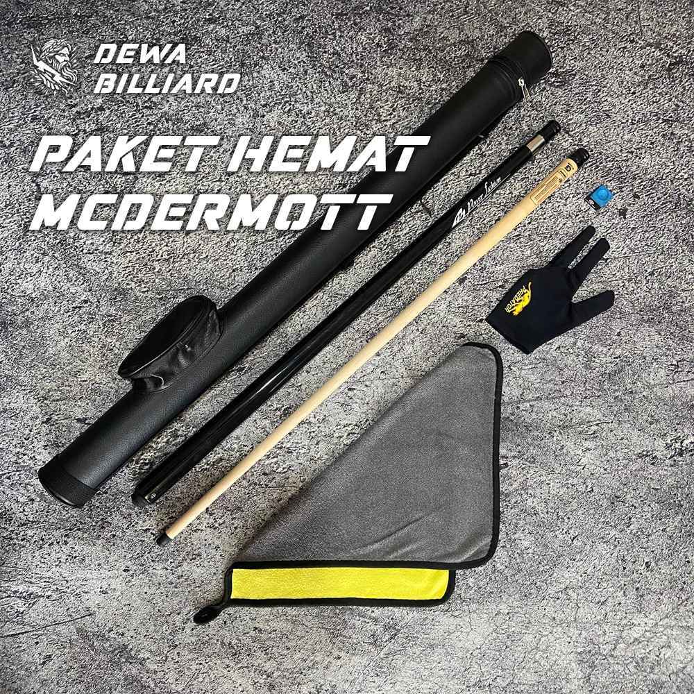 PAKET HEMAT STICK BILLIARD MCDERMOTT JUMPBREAK