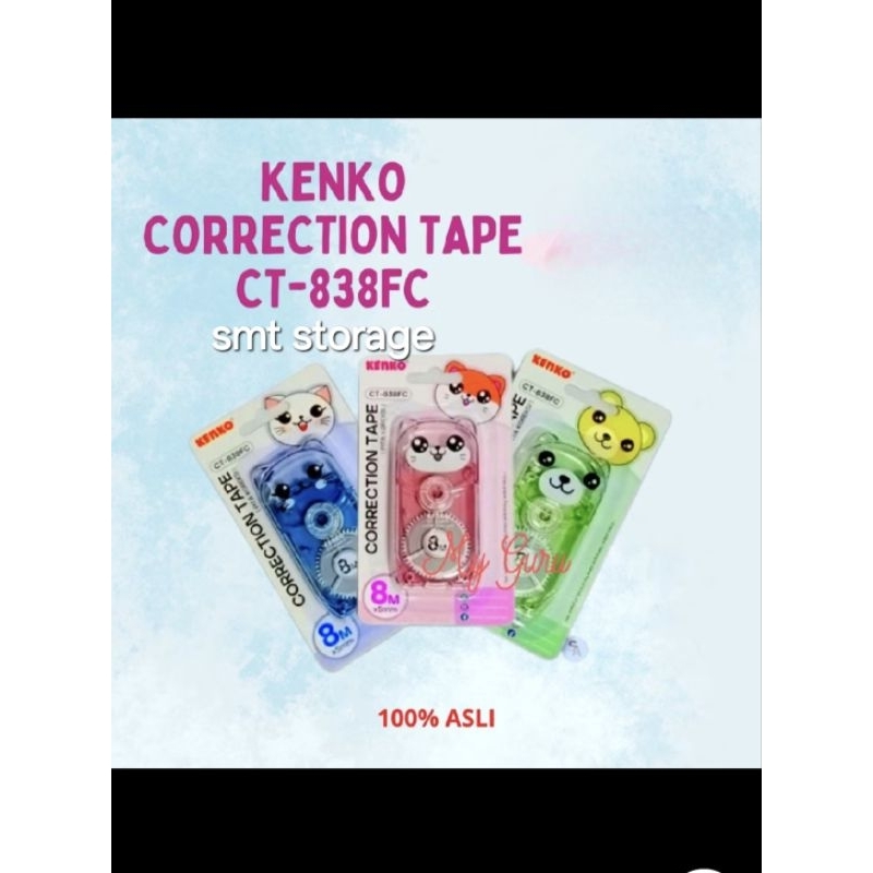 

TIPEX KERTAS KENKO / CORRECTION TAPE Motif Kucing