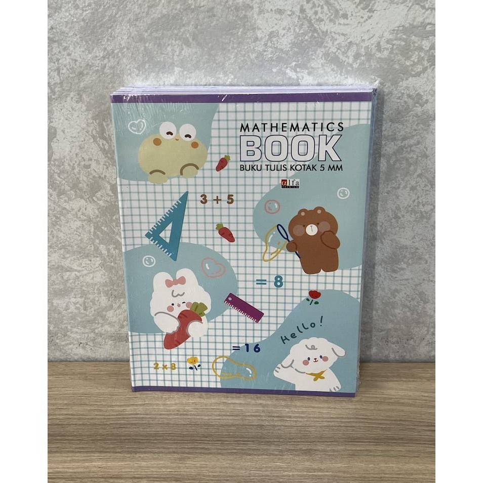 

SATU PACK ( 10 PCS ) BUKU TULIS KOTAK KECIL MATHEMATIC BUKU TULIS KOTAL KECIL ALFA