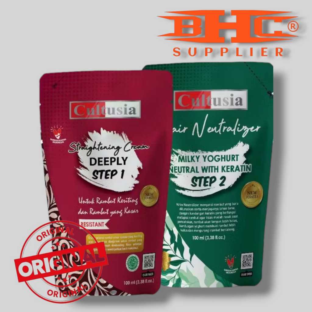 Pelurus Rambut Pria Wanita 125ml Cultusai Sensitive Hair / Rebonding Smoothing alat cukur