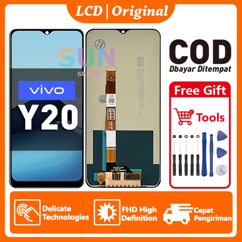 LCD VIVO Y20 Original Asli Ori hp Touchscreen FHD Definition Kualitas Terbaik COD