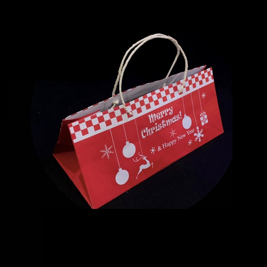 

(5 pcs) Goodiebag Parcel Natal 35x15x15cm Paperbag Hampers Christmas Tas Natal