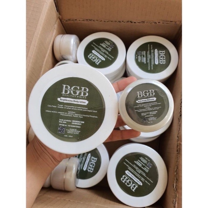BGB Lotion Dan Body Cream BGB BPOM pemutih kulit badan