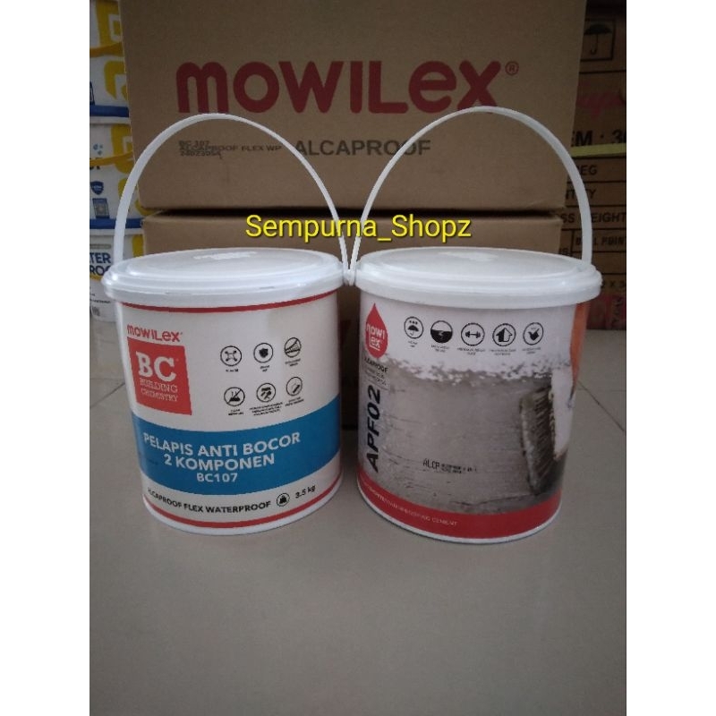 Mowilex Alcaproof pelapis anti bocor 2 komponen 3.5 kg