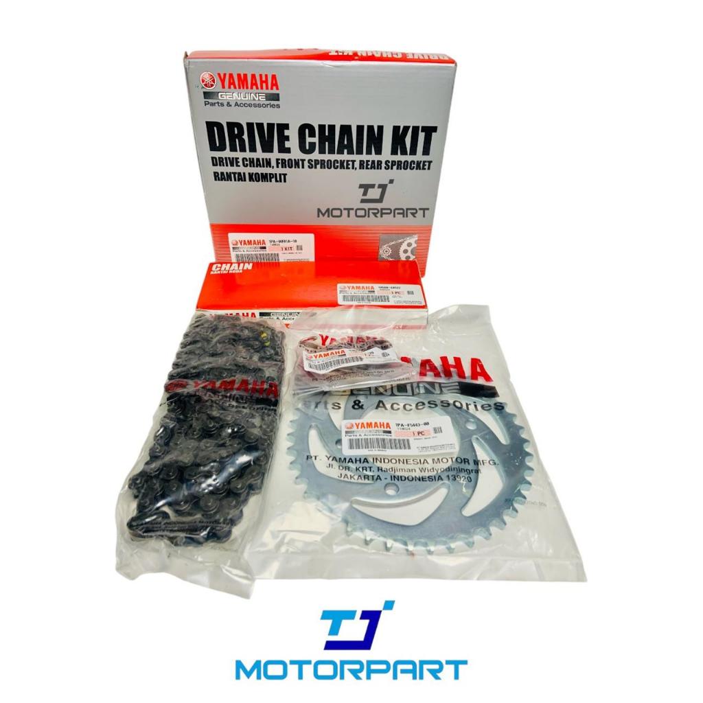 1PA-WF01A-10 Gear Set Rantai Set Vixion New NVL 2013 - 2014 YAMAHA 100% Original