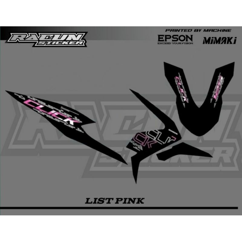 STRIPING STICKER TRANSPARAN BEAT DELUXE 2020 DESAIN NVX TERBARU