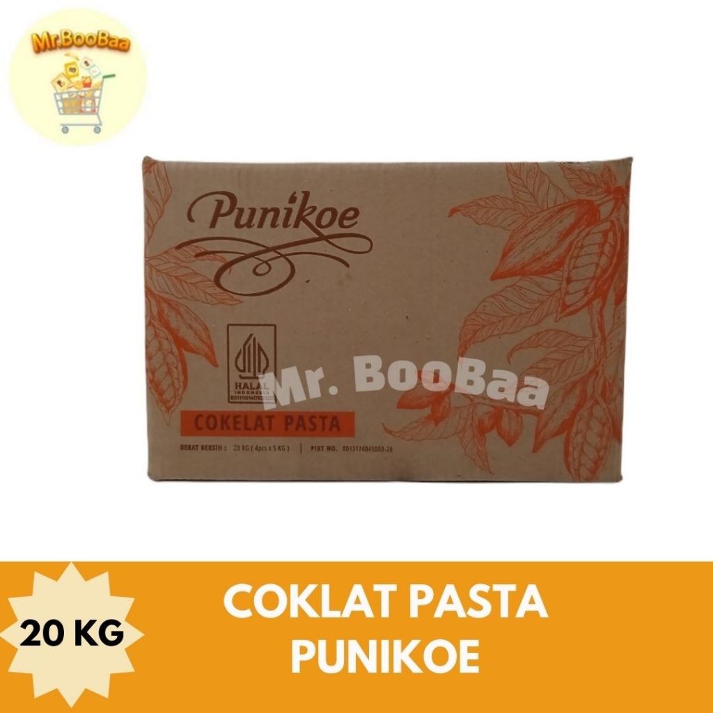 

PUNIKOE COKLAT PASTA @4X5KG / SELAI COKLAT / OLESAN ROTI 20KG
