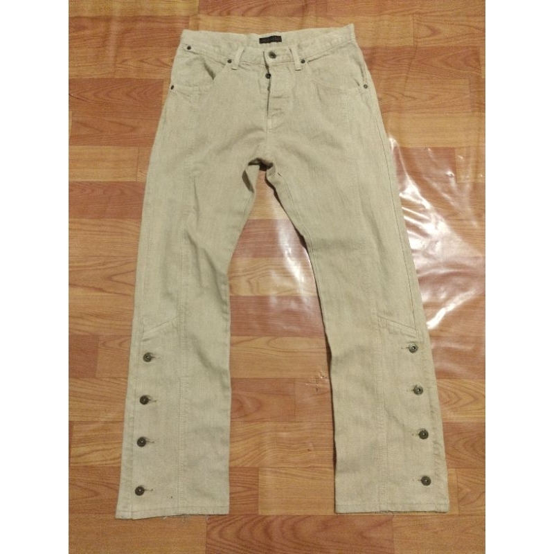 Morgan Homme Hem Button Pants